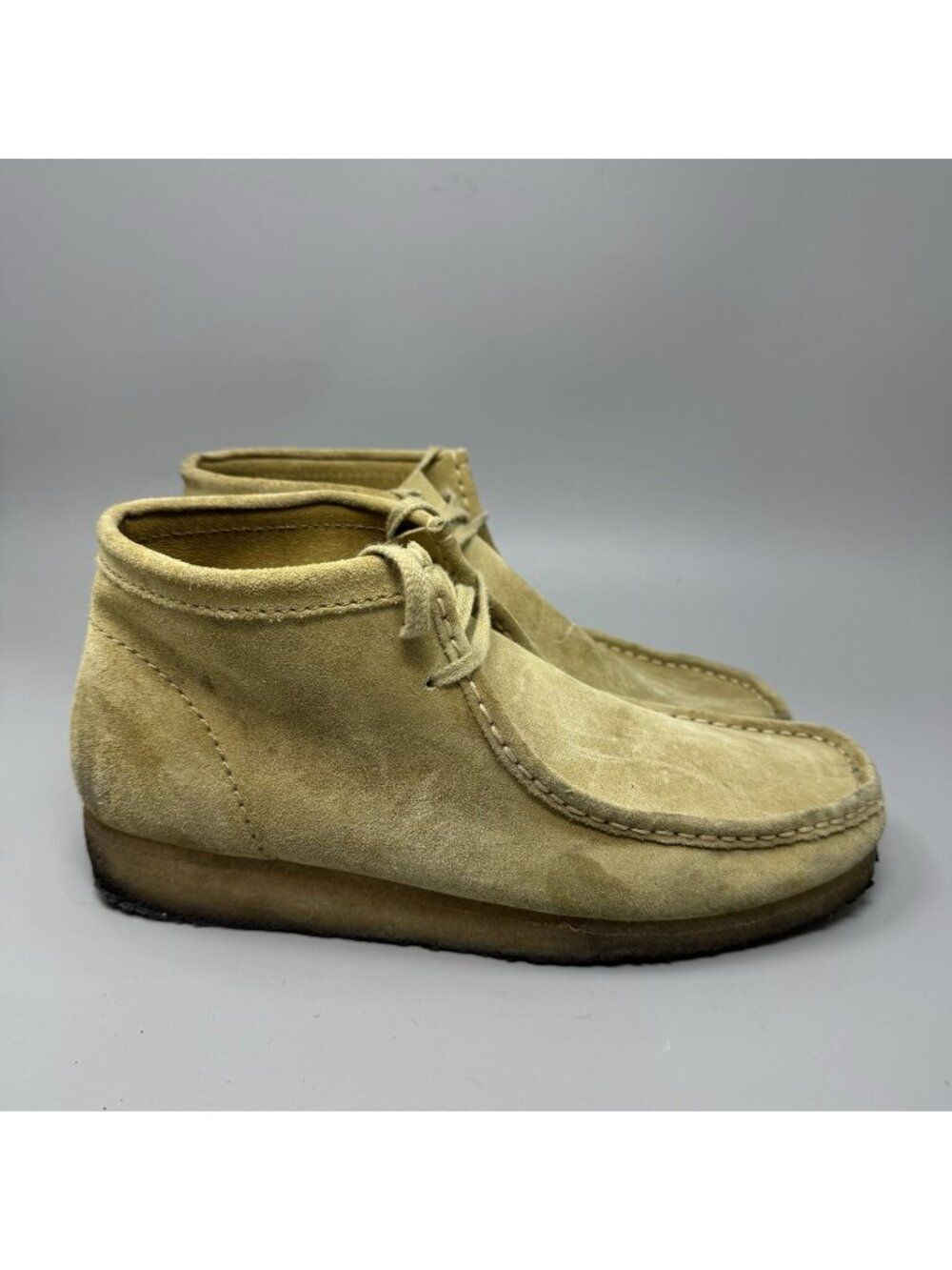 Clarks Stinson Hi Sand Suede Wallabees Ankle Dress Casual Boots Chukka Men 11.5